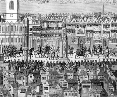 Part of the Coronation Procession of Edward VI, 19th February 1547 by English School